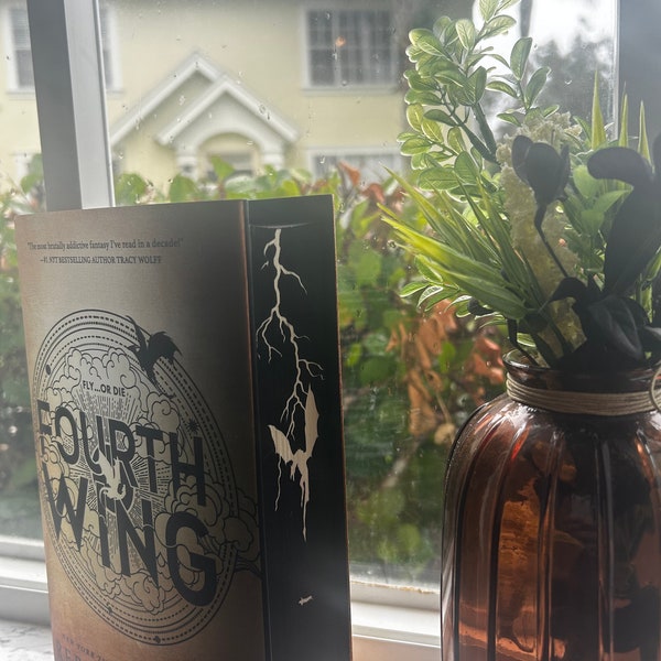 Fourth Wing Book Sprayed Edge Etsy Fourth Wing Book Sprayed Edge Etsy