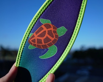 Sea Turtle Dive Mask Strap Cover for Scuba Diving and Snorkeling, Artistic Ocean-Themed Design