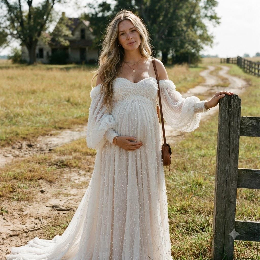 Maternity Wedding Dress Boho