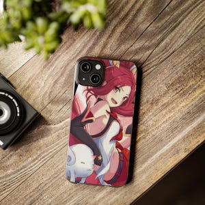 Jinx Cute Anime Character Soft Phone Case, Aesthetic Phone Cover, Cartoon Design, Gifts for Anime Lovers, Casual Style, Trendy Accessories