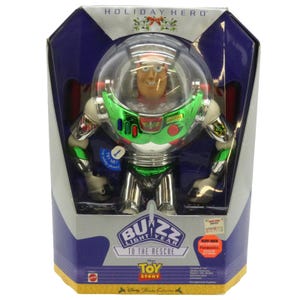 Vintage Disney Toy Story Buzz Lightyear julfigur från 1998