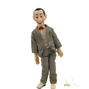 Vintage 1987 Matchbox Toys, Inc. PeeWee Herman Talking Pull String Doll 18" Tall