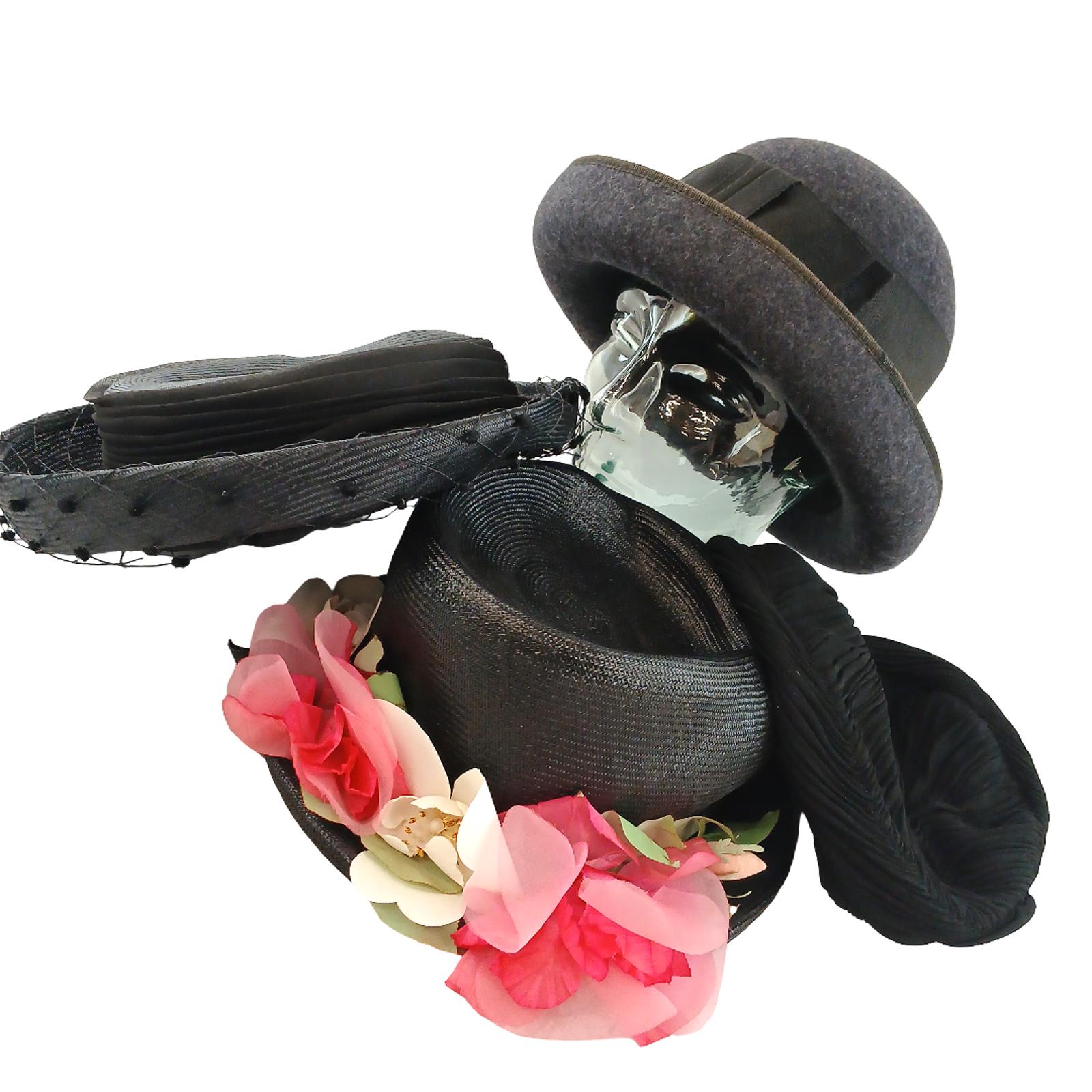 Goth Bowler Hat - Etsy display picture 2