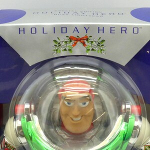 Vintage 1998 Disney Toy Story Buzz Lightyear Holiday Hero Talking Figure image 4