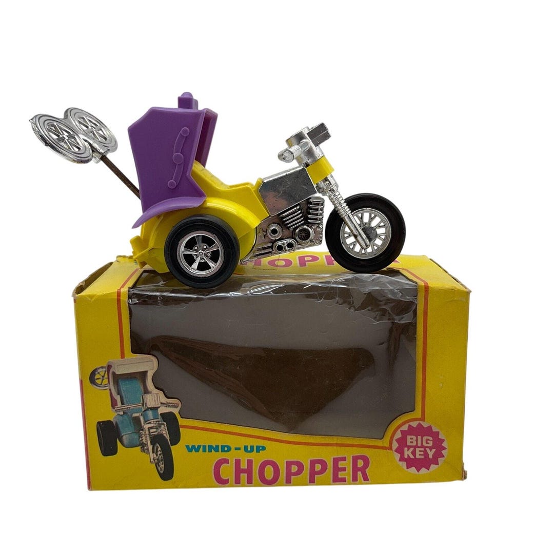 Wheelies Toy Rip Big-key Wind-up Chopper Tricycle Toy Wheelie Trikes Works With Original ...