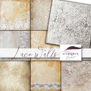 Vintage bloemen digitaal papier, oude kanten achtergrond, elegante beige plakboektextuur, antieke bruiloft afdrukbaar, shabby chic dagboekpagina