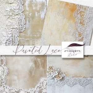 Vintage bloemen digitaal papier, oude kanten achtergrond, elegante beige plakboektextuur, antieke bruiloft afdrukbaar, shabby chic dagboekpagina