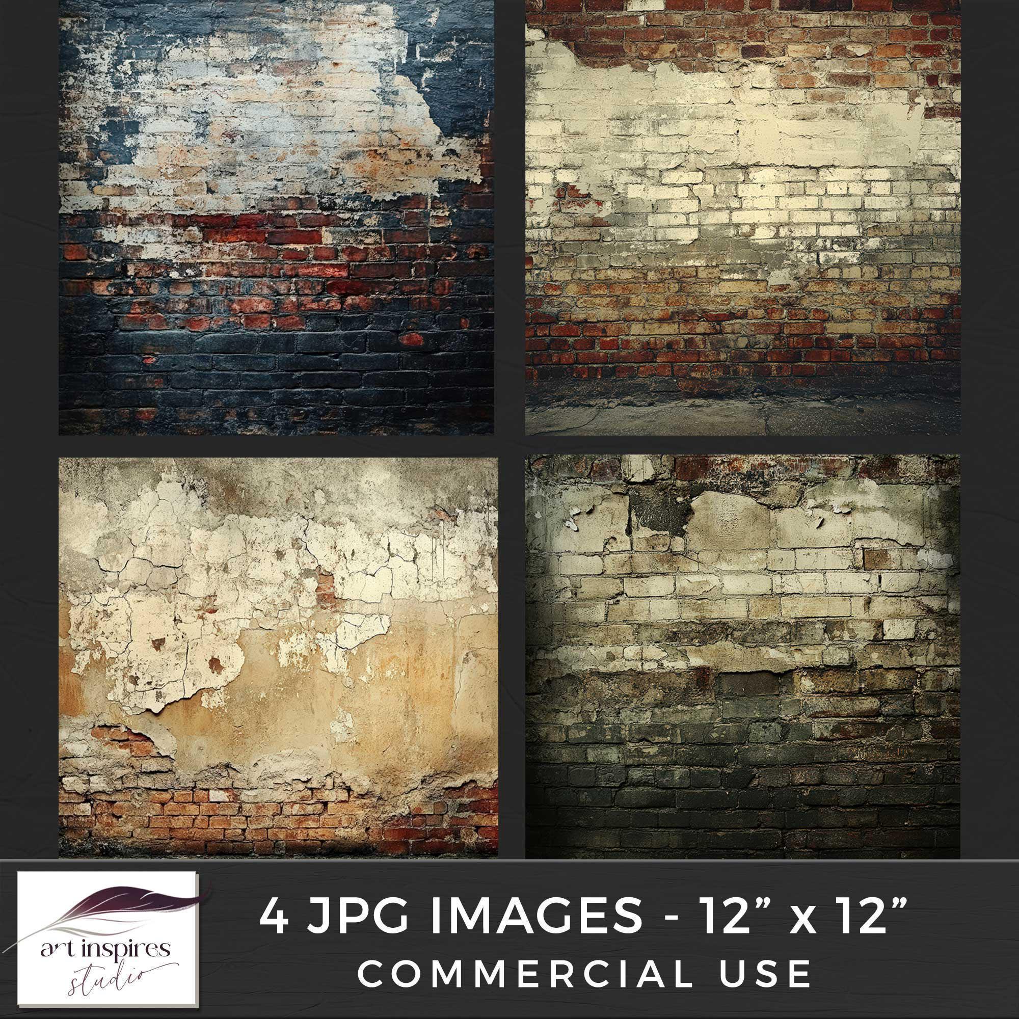 Brick Wall Background, Rustic Backdrop, Vintage Photo Scene, Old Brick ...