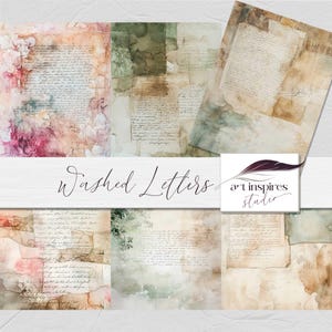 Download digitale di lettere e documenti d'epoca, texture di carta invecchiata, sfondo di effimeri botanici, vecchi JPG scritti a mano, pagina di diario di scarto