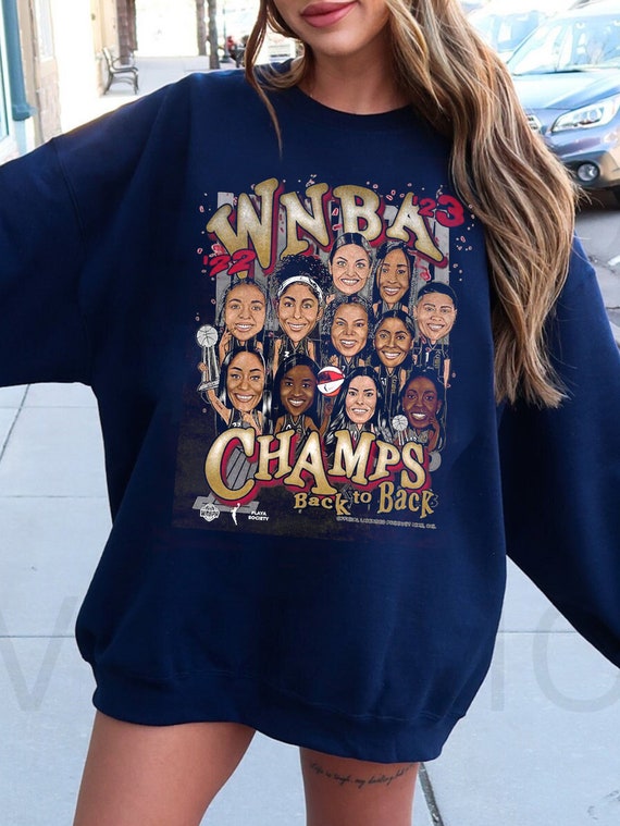 Wnba Champions Las Vegas Aces Shirt, Back 2 Back Crewneck Unisex Hoodie