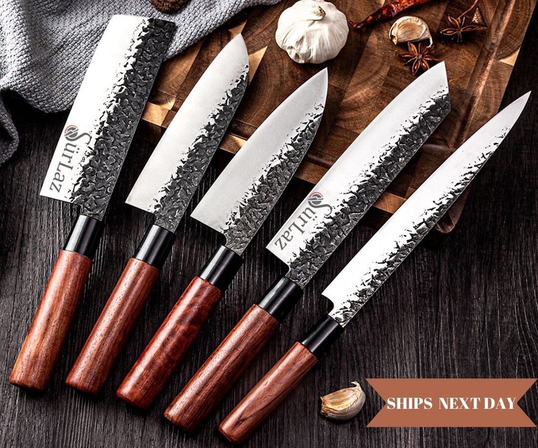 Hand Chef's Knives Set Kitchen Knives Set With Etsy