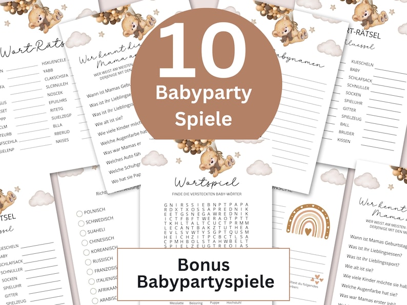 Baby Shower Invitation Template, Baby Shower Invitation Card, Ecard Template for WhatsApp, BBS07 image 3