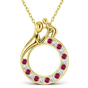 Ruby necklace for child hotsell