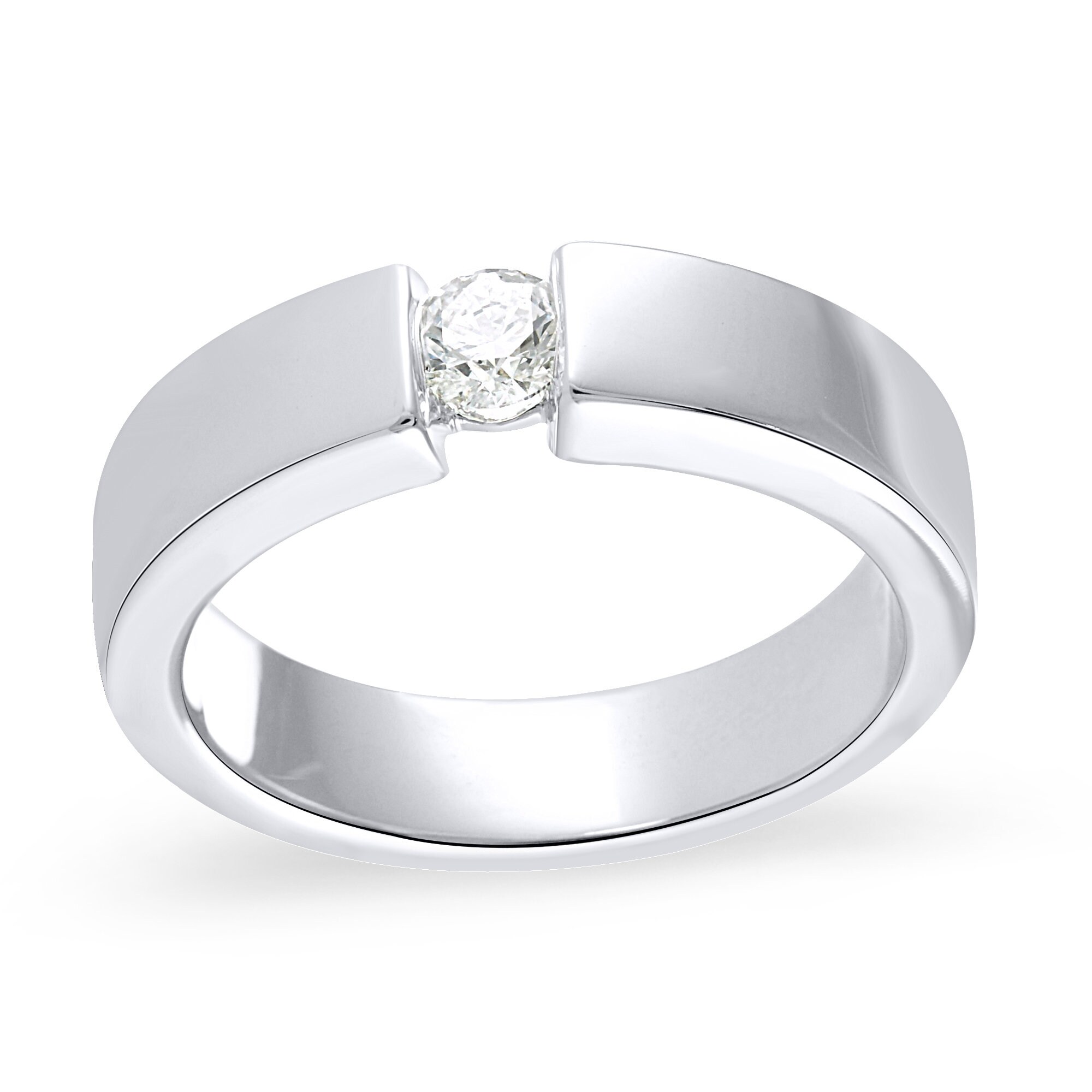 Custom Real Platinum PT950 Ring Men Engagement Anniversary Wedding Ring  Round Moissanite Diamond Classic Luxury 1 2 3 4 5 Carat - AliExpress