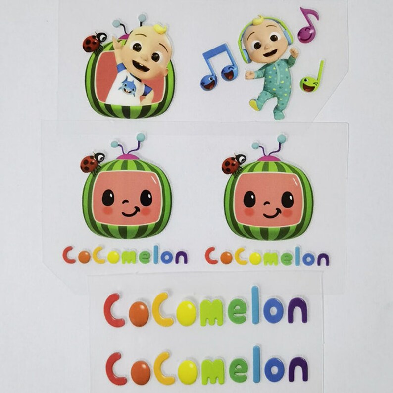 Cocomelon Iron on Stickers for Kids Shoes Coco Melon Heat - Etsy Australia