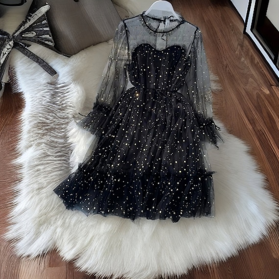 Starry deals mesh dress