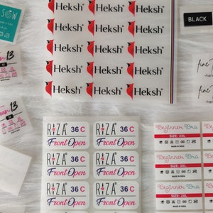 Custom Heat Transfer Labels, Iron On Labels, Tagless Clothing labels, Tagless labels, Iron on printed labels, Custom Heat Transfer Label