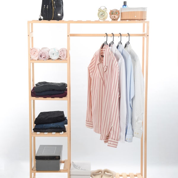 Hanging Clothes Rack Etsy