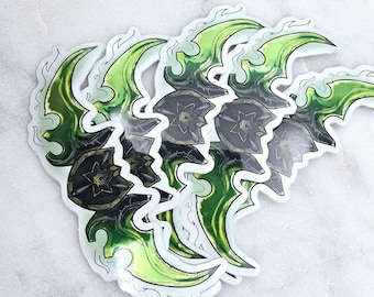 Warcraft Inspired Warglaives of Azzinoth 3" Sticker Warglaive Holo Sticker WoW Legion Sticker Warglaives Decal