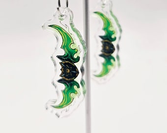 Warglaive Inspired Gamer Earrings