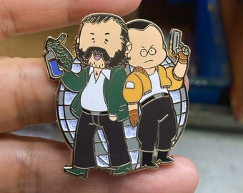 Rick And Morty X Breaking Bad Enamel Pin