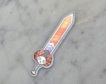 Hades Inspired Sticker -  Zagreus's Stygian Blade