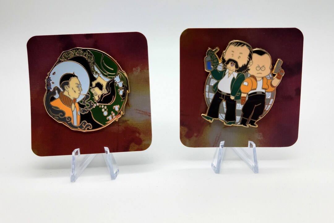 Disco Elysium Pin Pack 2 Pins Reversible and Disco Pin Harry Etsy