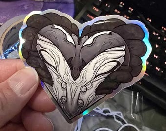 Warframe Inspired Follie 3" Vinyl Sticker with Holographic Edge
