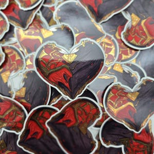 Warframe Inspired Roathe 3" Vinyl Sticker with Metallic Accents