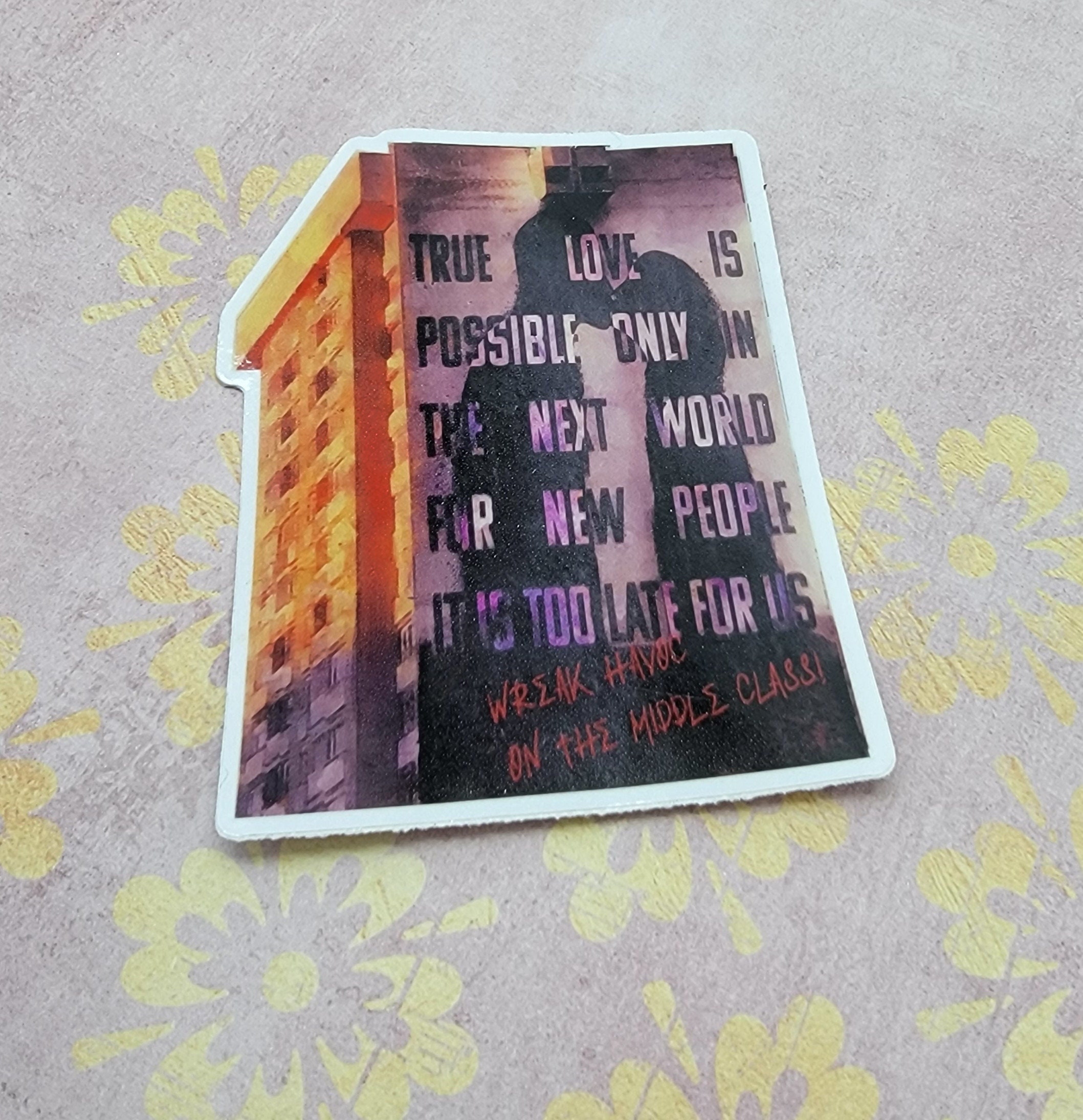 Disco Elysium Mural Sticker 3 Vinyl Sticker Etsy