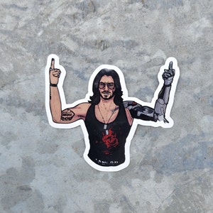 Cyberpunk 2077 - Johnny Silverhand Flipping You off - 3