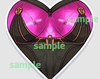 Valkyr Heirloom Inspired Glitter Sticker - 2.5'' vinyl