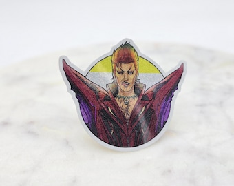 Warframe Inspired Flare Varleon Glitter Sticker - 3'' Vinyl