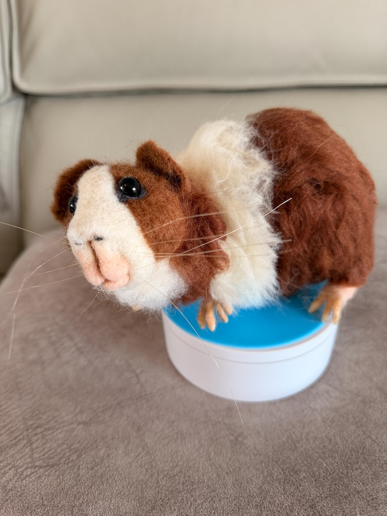 Needle Felted Guinea Pig, Hand Made, Cute, Gift, Collectable, Pet ...