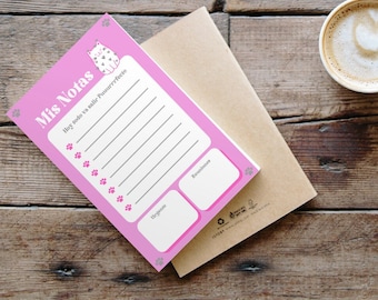 Cat Printable Daily Planner, Day Planner, Productivity Planner, Daily To Do List, Printable Planner