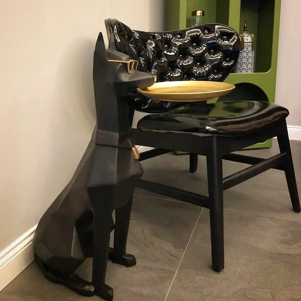 Doberman side table deals