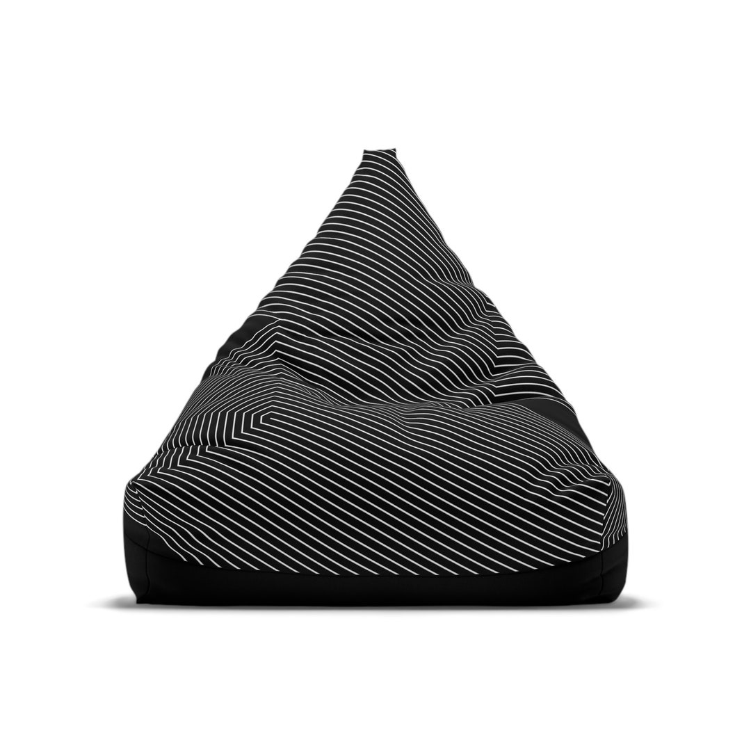 Black and White Striped Bean Bag Chair Cover for Kids Etsy