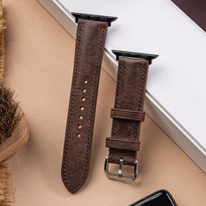 Leather Pueblo Apple Watch Band,Strap AW Brown 38mm 40mm 41mm 42mm 44mm 45mm 49mm Series ultra 9 8 7 6 5 4 3 Men Women