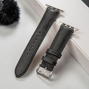 Leather Pueblo Apple Watch Band,Strap AW Black 38mm 40mm 41mm 42mm 44mm 45mm 49mm Series ultra 10 9 8 7 6 5 4 3 Men Women