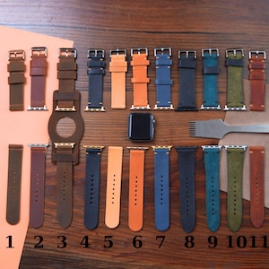 Apple Watch Band, Apple Leather Strap, Apple Watch Ultra, 2, Watch series 10, 42, 44, 45, 46mm, 49, 38, 40, 41, mm, Apple Watch Strap