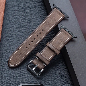 Leather Babele Apple Watch Band,Strap AW Brown 38mm 40mm 41mm 42mm 44mm 45mm 49mm Series ultra 9 8 7 6 5 4 3 Men Women,size 12mm,14mm,16mm