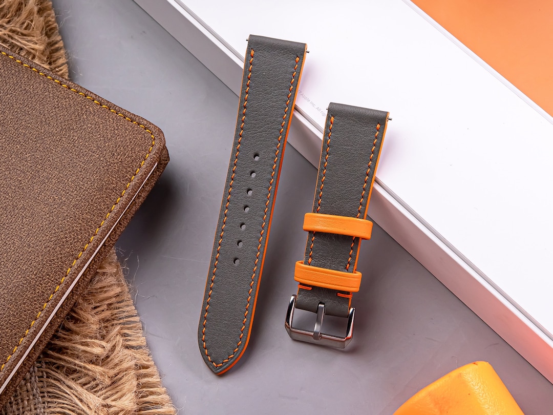 ★ffroi★ Watch Strap Swift watch strap Leather Swift Watch Strap,watch Band 18mm 19mm 20mm 21mm