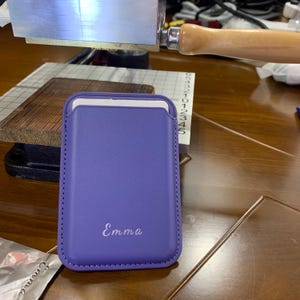 MagSafe Wallet, Phone Wallet, Mag Safe Card Holder, Personalized Gifts, only for iphone12-17, Vegan PU Leather image 10