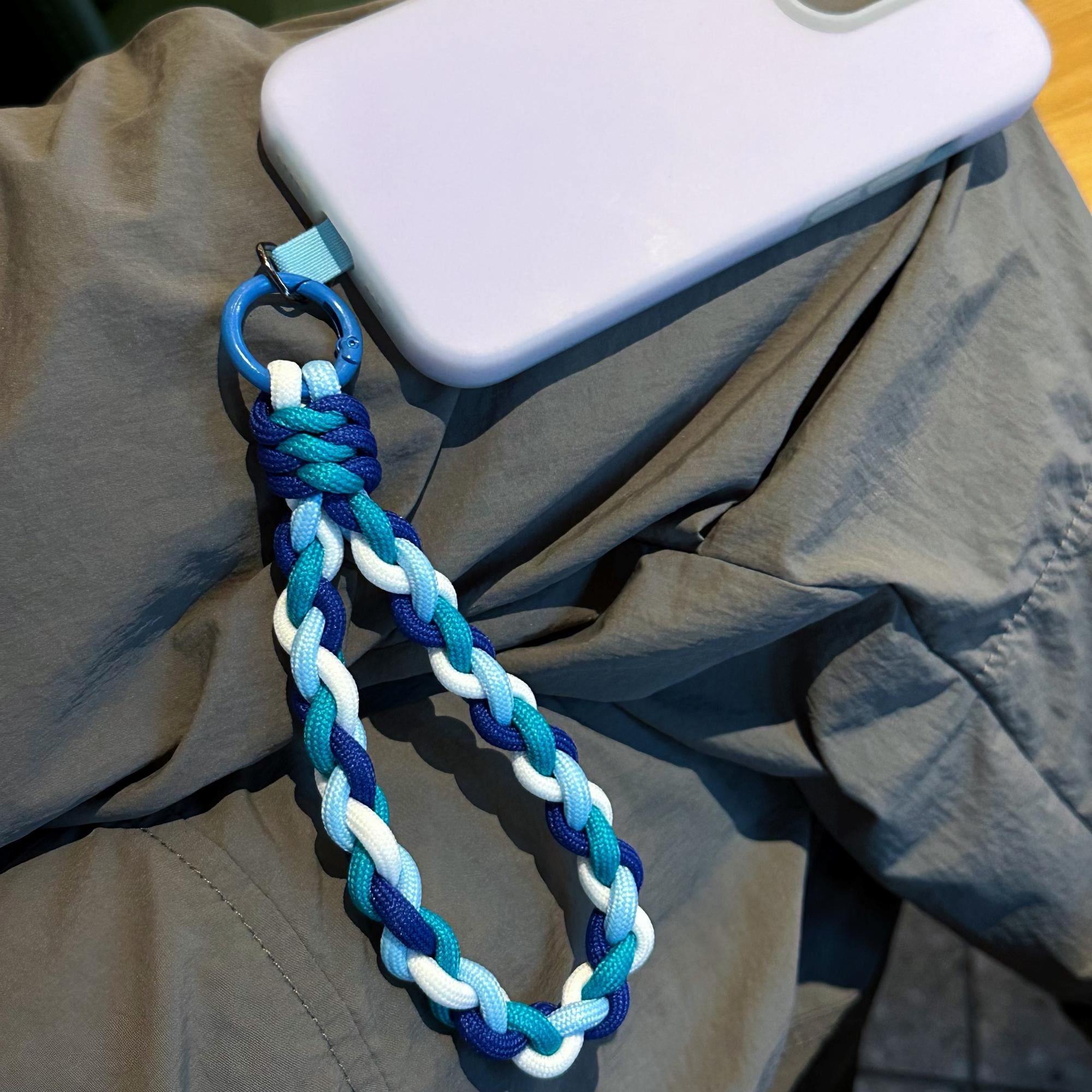 Handmade Phone Lanyard with universal phone connecting  pad