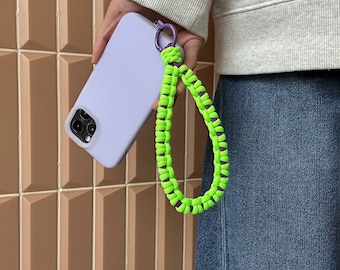 Handgefertigter Handy-Lanyard, Einzelstück oder 2-teiliges Set, universeller Handyhalter mit Pad