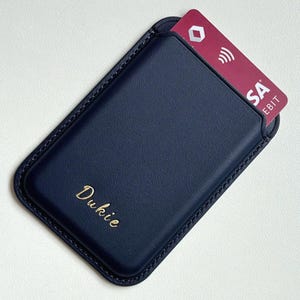 MagSafe Wallet, Phone Wallet, Mag Safe Card Holder, Personalized Gifts, only for iphone12-17, Vegan PU Leather image 14