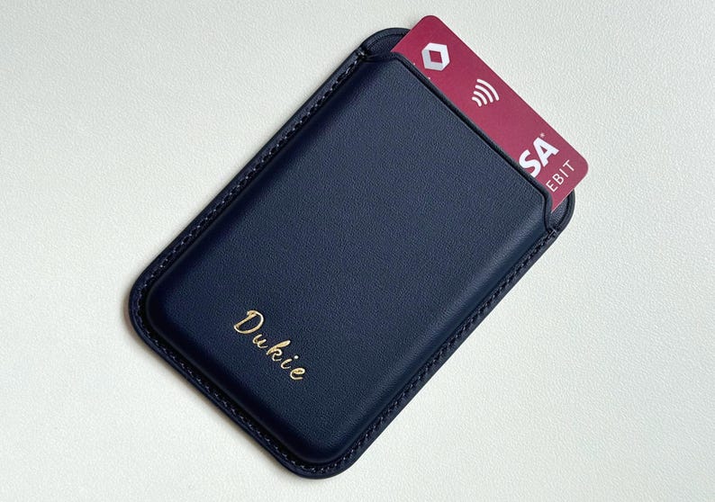 MagSafe Wallet, Phone Wallet, Mag Safe Card Holder, Personalized Gifts, only for iphone12-17, Vegan PU Leather image 14