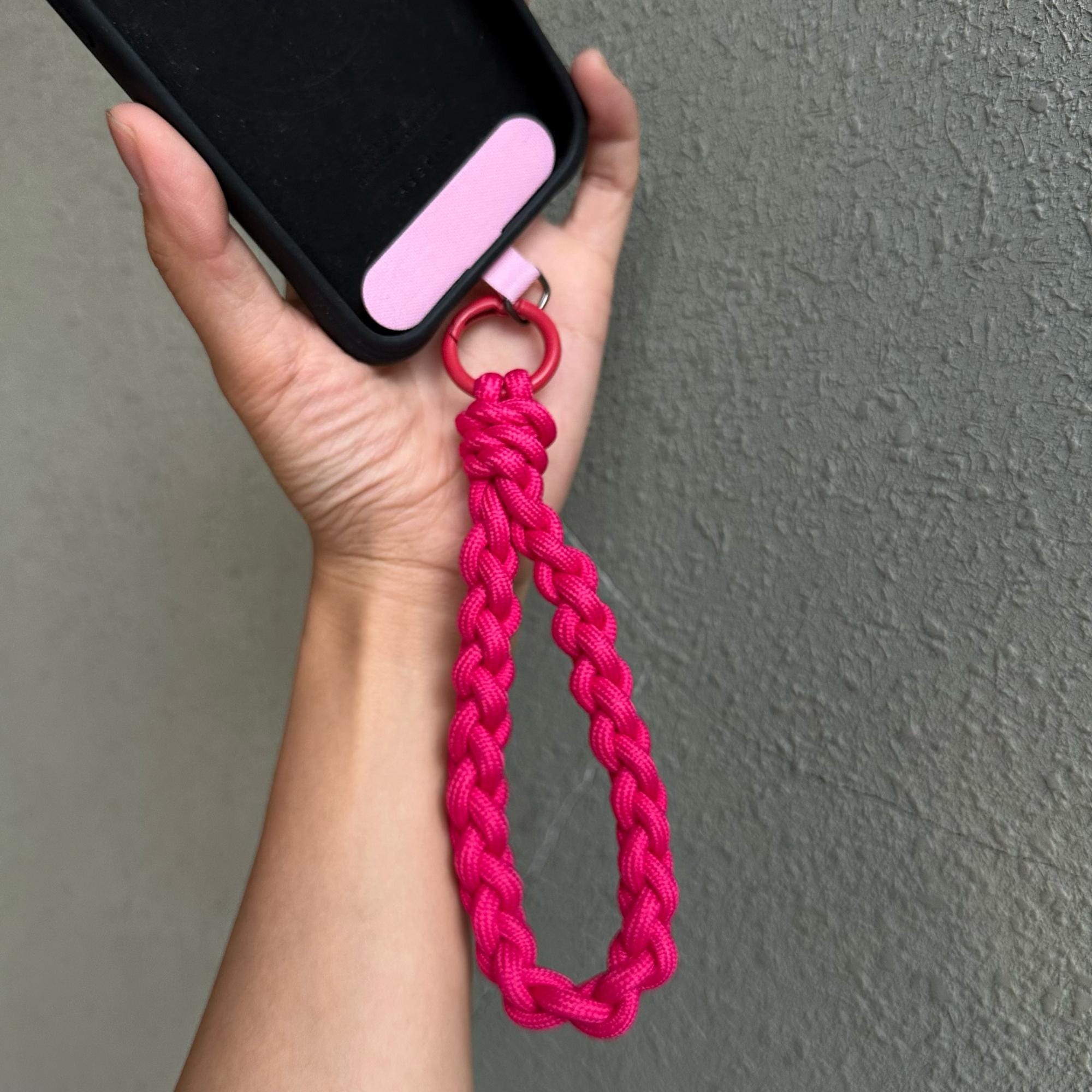 Handmade Phone Lanyard with universal phone connecting  pad
