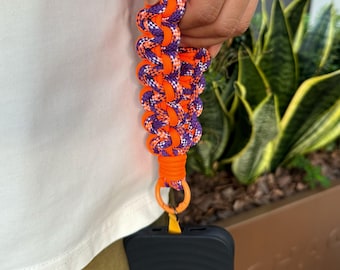 Handmade Phone Lanyard with universal phone holder with with a pad, Extra Gift Strap included