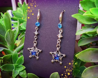 Orecchini ispirati a Kingdom Hearts - Aqua’s Undying Promise - Birth by Sleep - Aqua, Ventus, Terra - per matrimoni, abbigliamento quotidiano ed eventi